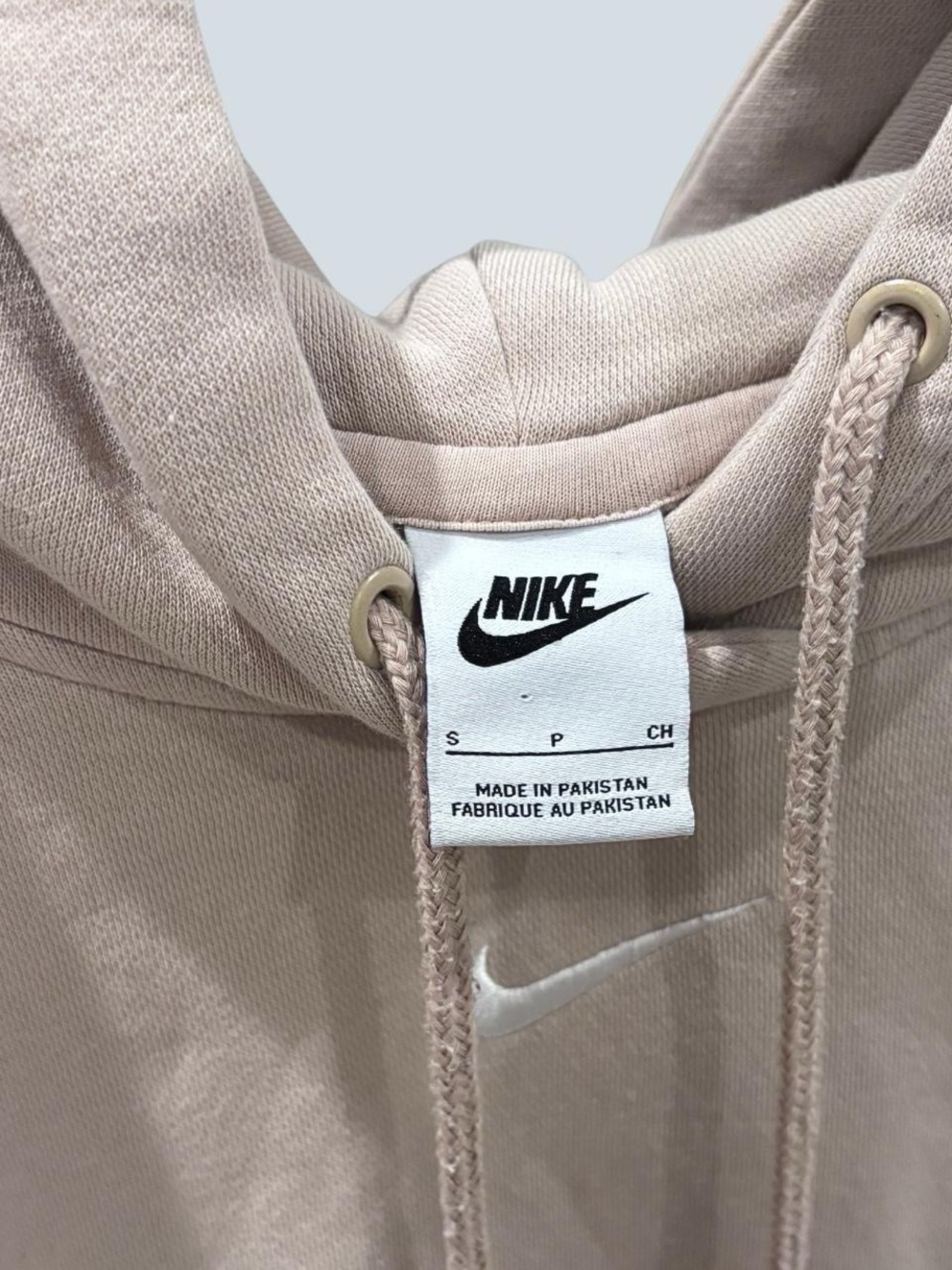 NIKE Center Swoosh Embroidered Oversized Hoodie (Size S) - Picture 3 of 6